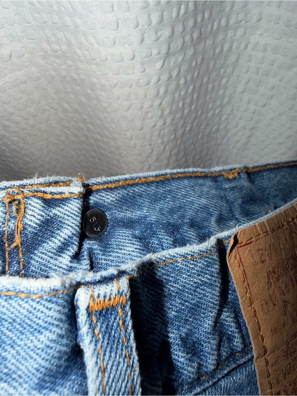 Vintage 90s Levi's 512 Slim Fit Tapered Leg Mom Jeans Made in USA - Misses 8 M - Picture 10 of 10